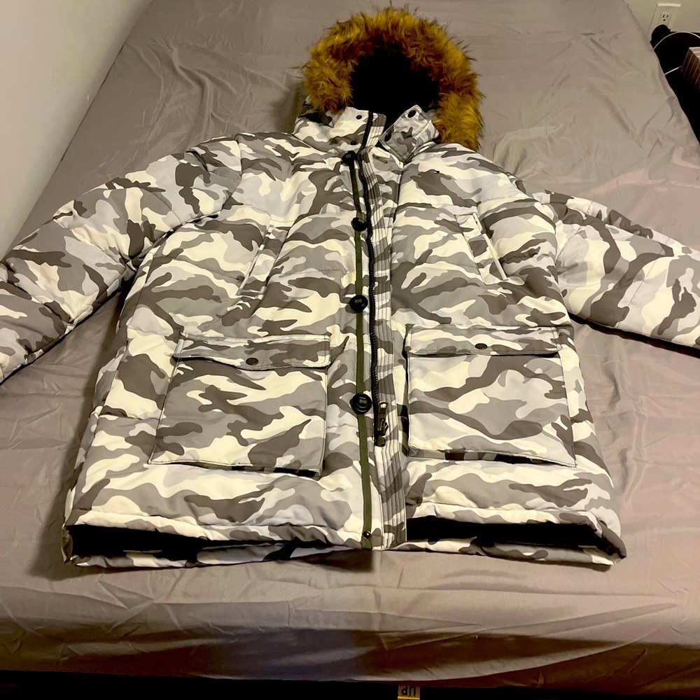 Heavy Winter jacket.
